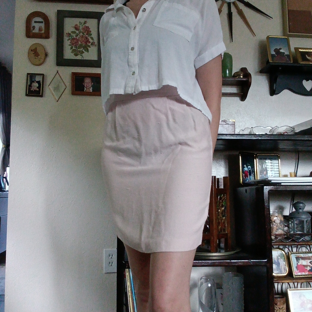 Jessica Howard Blush Pencil Skirt